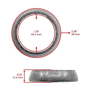 Amazon.com: Caltric Muffler Pipe Flexible Gasket Compatible